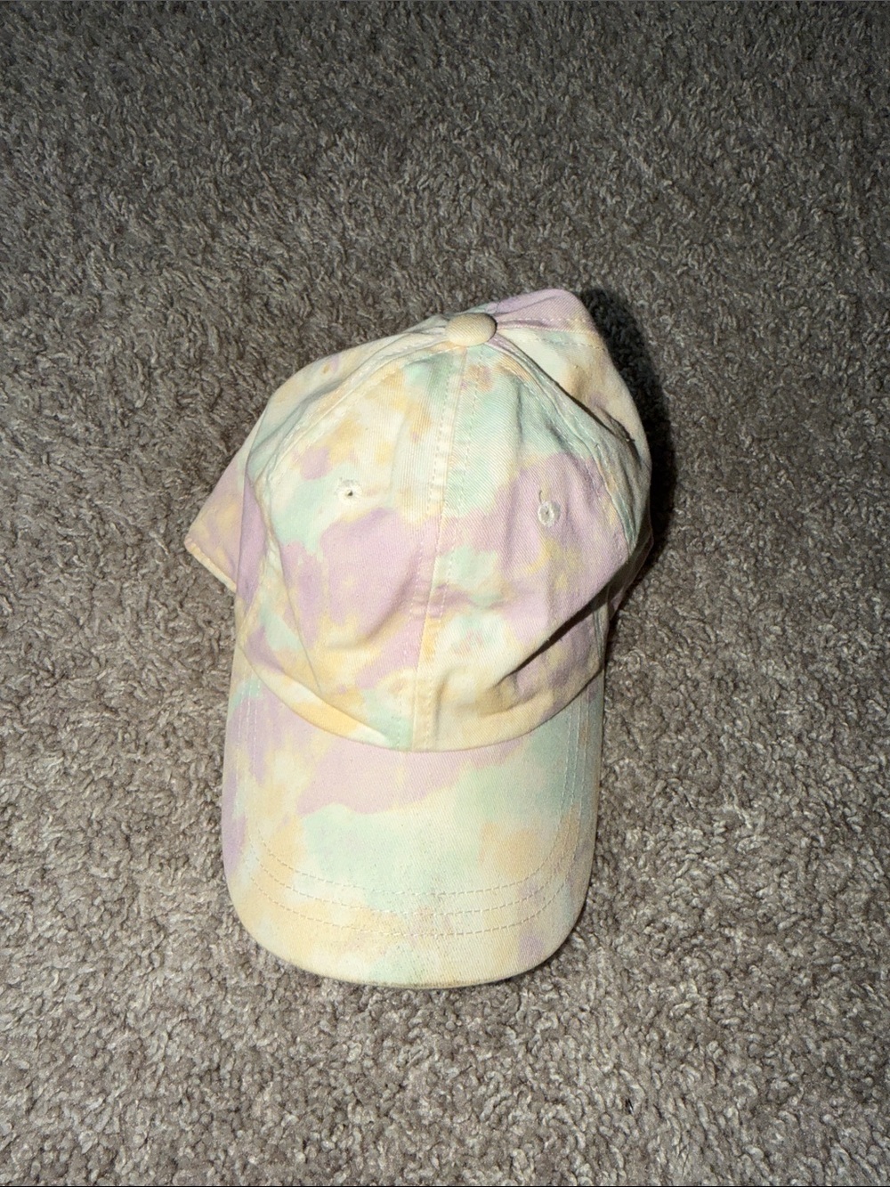 Pastel Tie-Dye Baseball Cap